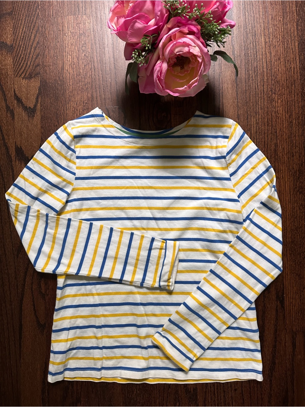 Mini Boden striped top, size 13-14Y